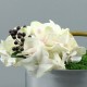 Round silver - Arum pourpre, Hortensia blanc