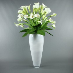 Vase Blanc - Arums blancs