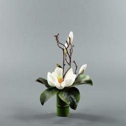 Bamboo S - Magnolia open White 45cm