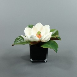 Cube L black - Magnolia white 26cm