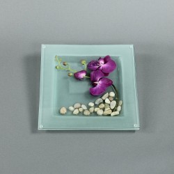 Dessous de plat - Fleuron d'Orchidée fushia