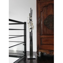 Chrome XL - Bamboo black - Orchid white 200cm