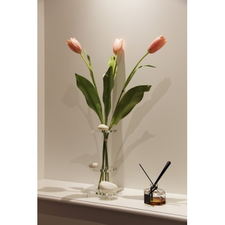 Lumi Flat MM - Tulipe rose 81cm (x3)