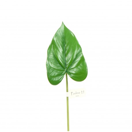 Feuille d'Anthurium 36cm - Vert