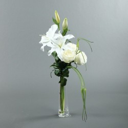 Conic M - Lily white, Rose white 74cm
