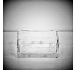 Clear Square bowl S (Automatic) - H 4.5 cm - 10.0 x 10.0 cm