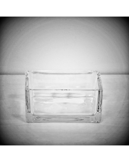 Clear Square bowl S (Automatic) - H 4.5 cm - 10.0 x 10.0 cm