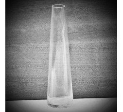 Old - Clear Conical Round vase Down GM