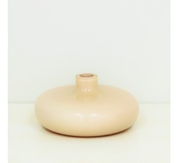 Vase Beige verre - Anna - H8 D18