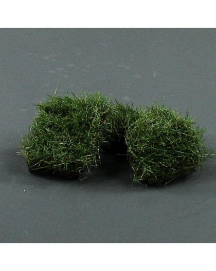 Herbes vertes 3.8cm avec terre. en sachet X4 - Vert