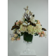 Gobelet M - Bouquet Magnolias, Hydrangea, Rose - White & Pink 96cm