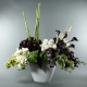 Empo XL, Orchids, Roses, Calla, Berry - Green, purple, white 160cm
