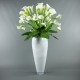 Vase White - Calla Lily white 140cm