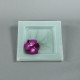 Trivet glass - Orchid fushia, Bambou graphic 30x30cm