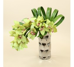 Bouquet - Orchidée Cymbidium vert