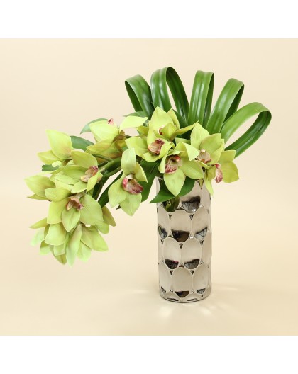 Bouquet - Orchidée Cymbidium vert