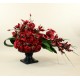 Medicis Black M - Peony, Arum, Magnolia red 85cm