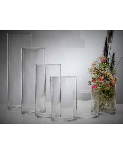 Clear Cylindrical vase S - H 15 cm - diamètre 15 cm (Aquarium)