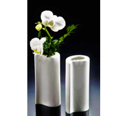 Porcelain vase solo - H 12.5 cm - diamètre 6.0 x 4.0 cm