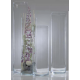 Clear Cylindrical vase XXXXL (cold cut) - H 119.5 cm - diamètre 25 cm