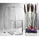 Clear Cylindrical vase M - H 30cm - diamètre 10cm