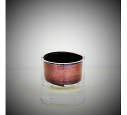 Clear Solifleur vase - Cold cut - H 6 cm - diamètre 6.0 cm