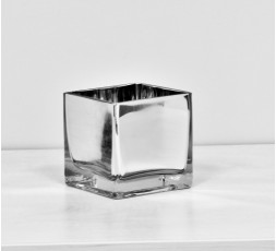 Silver Cube M - 10 X 10 X 10